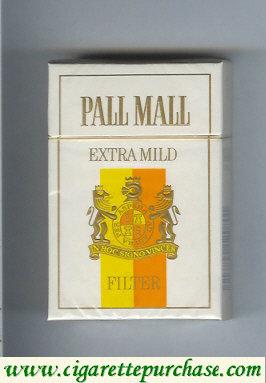 Pall Mall Extra Mild Filter cigarettes hard box